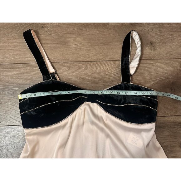 Stellah nyc rhinestone velvet bow camisole nwt Small - Picture 9 of 11